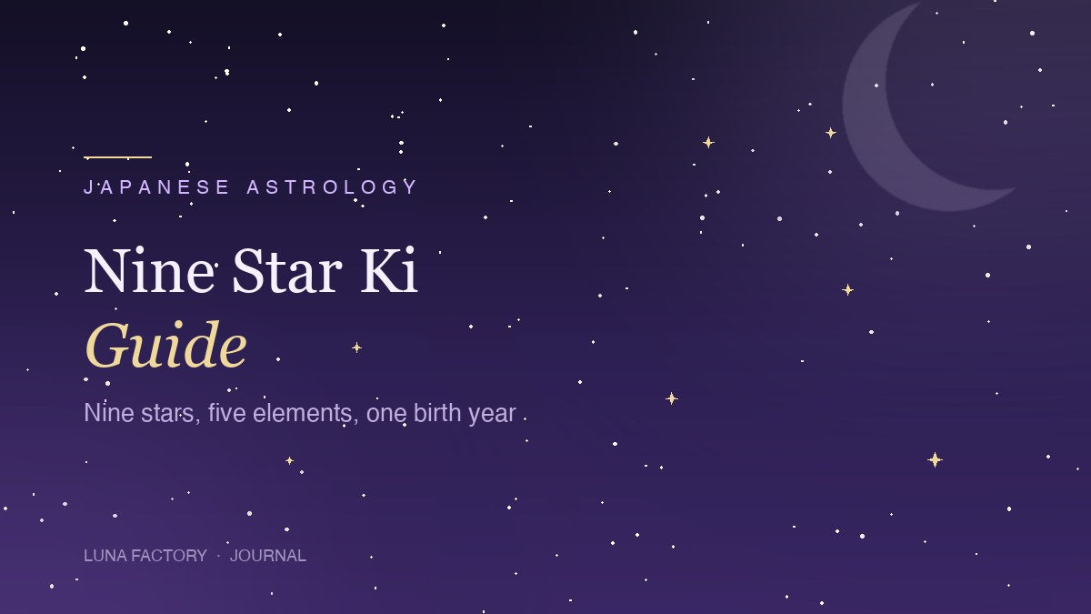 Nine Star Ki — nine stars, five elements, Japanese astrology