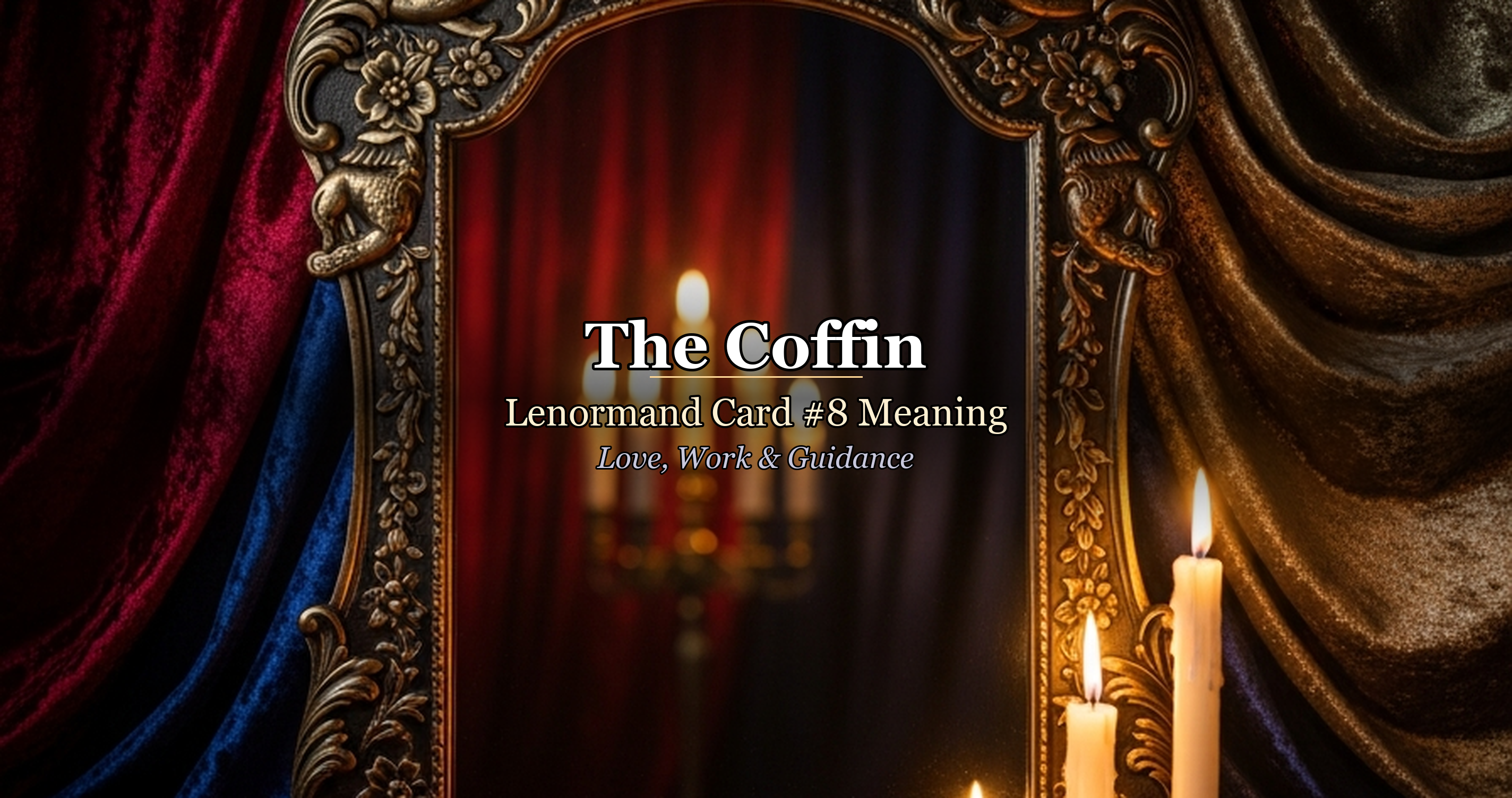 The Coffin: Lenormand Card #8 Meaning — Love, Work & Guidance