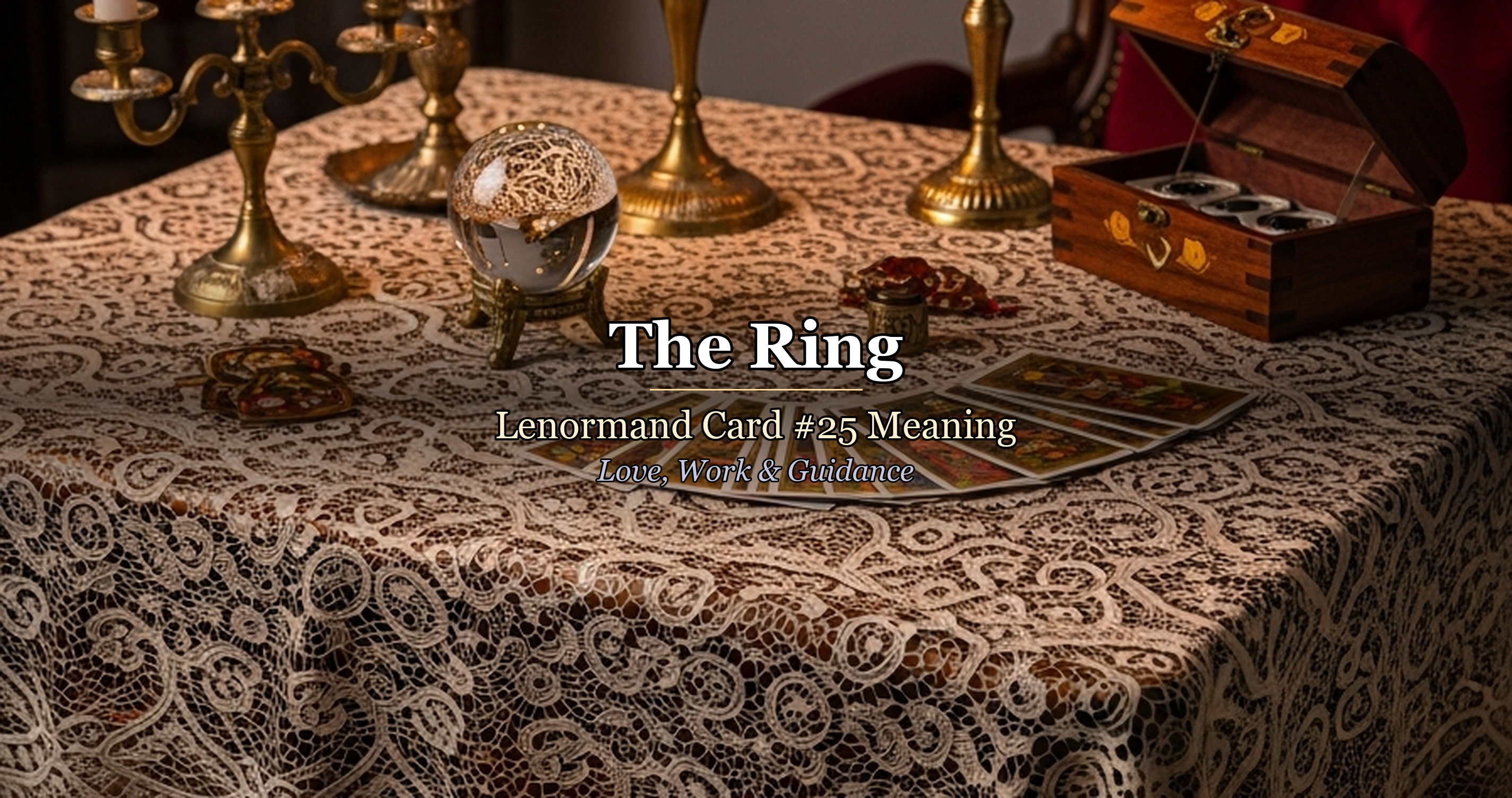 The Ring: Lenormand Card #25 Meaning — Love, Work & Guidance