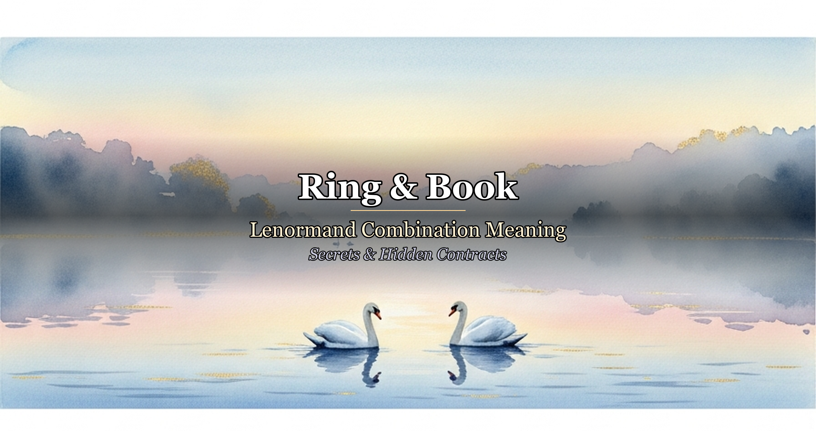 Ring & Book: Lenormand Combination Meaning โ Secrets & Hidden Contracts