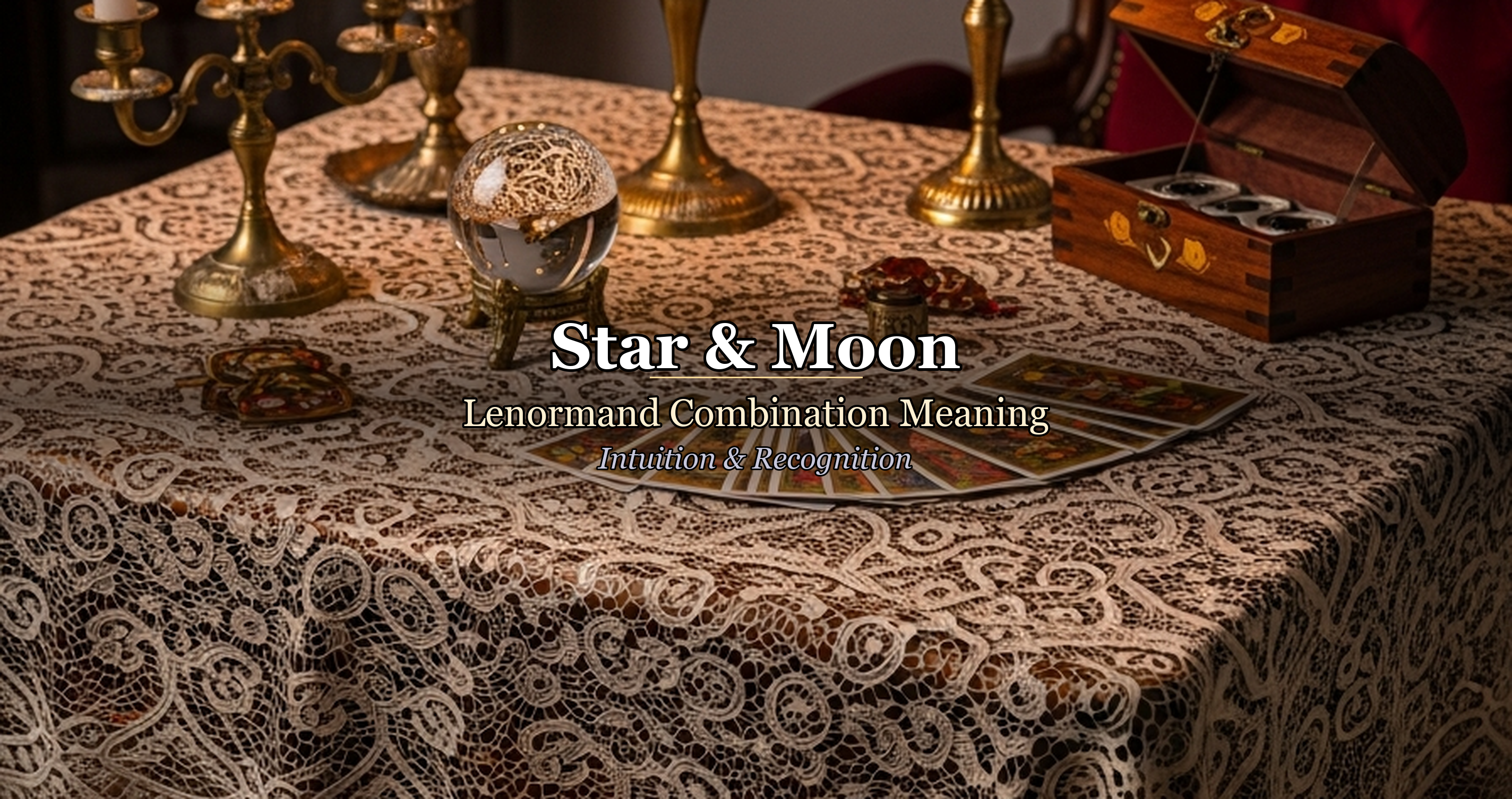 Star & Moon: Lenormand Combination Meaning — Intuition & Recognition