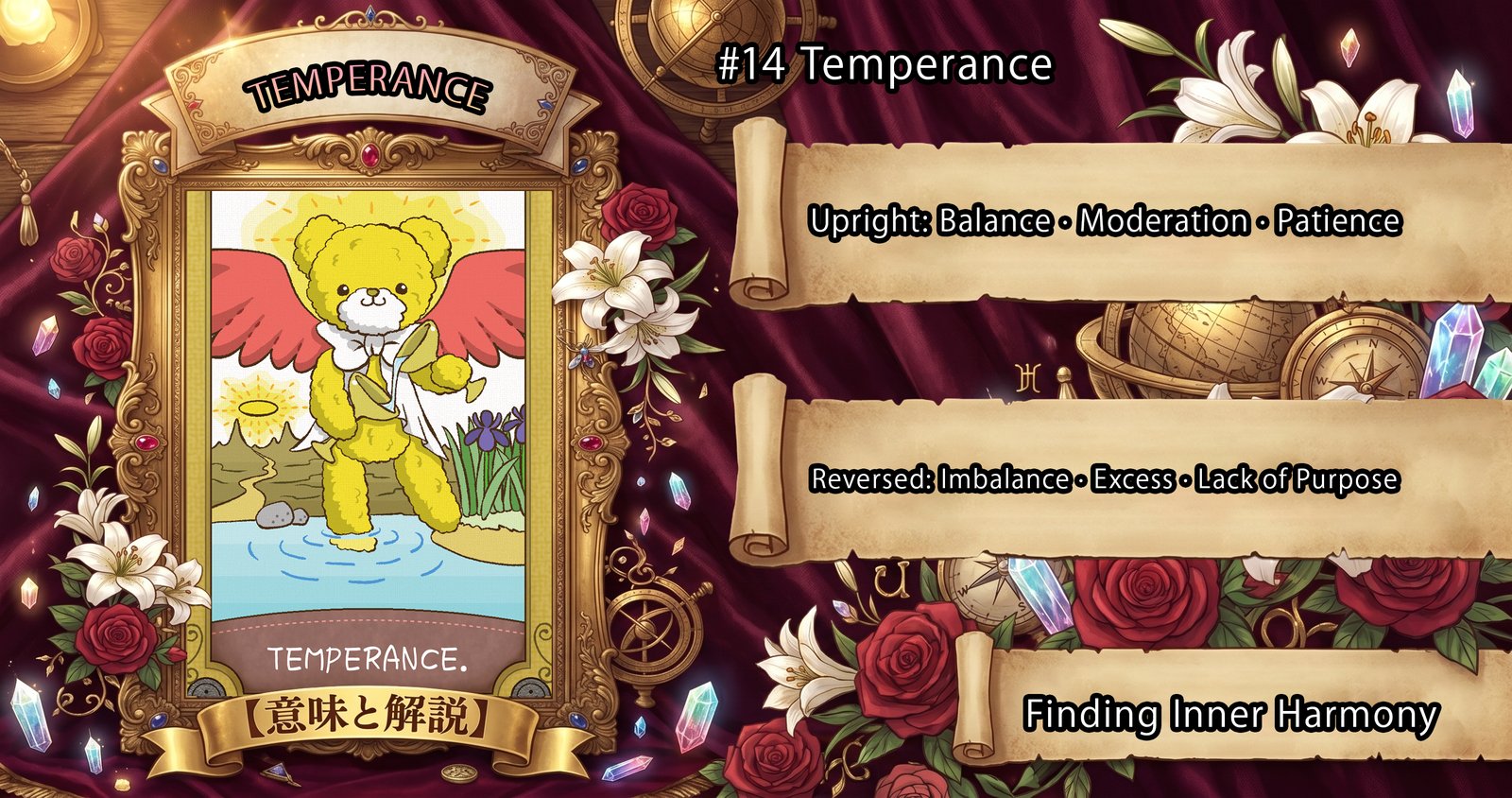 Temperance: Tarot Card Meaning — Upright, Reversed & Love