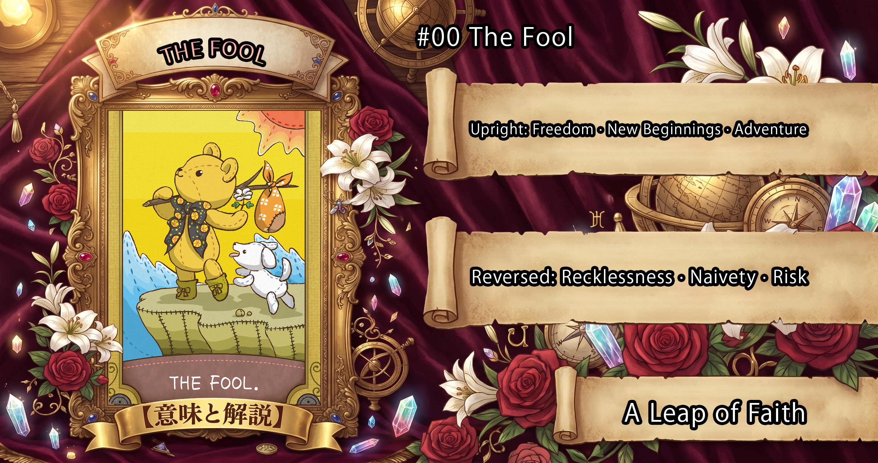 The Fool: Tarot Card Meaning — Upright, Reversed & Love