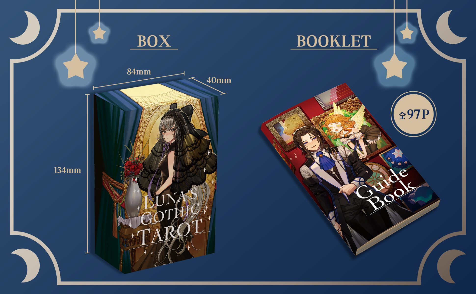 Luna's Gothic Tarot — 78-Card Large-Format Dark Art Deck
