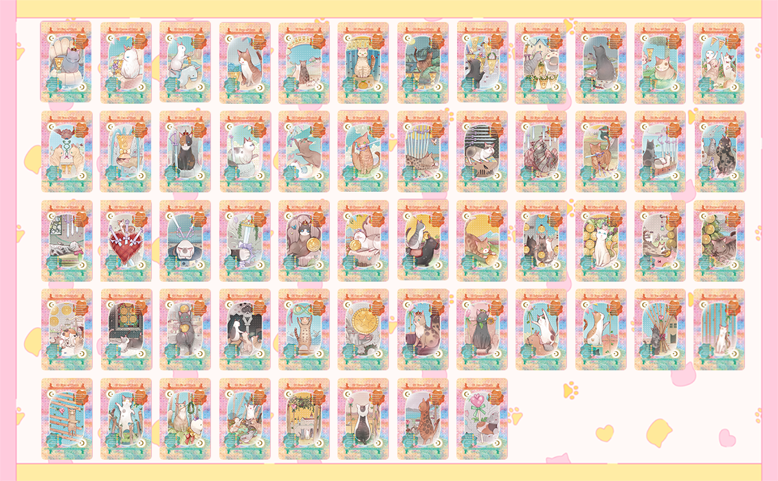 All 56 Minor Arcana cards of the Beginner's Tarot English Edition