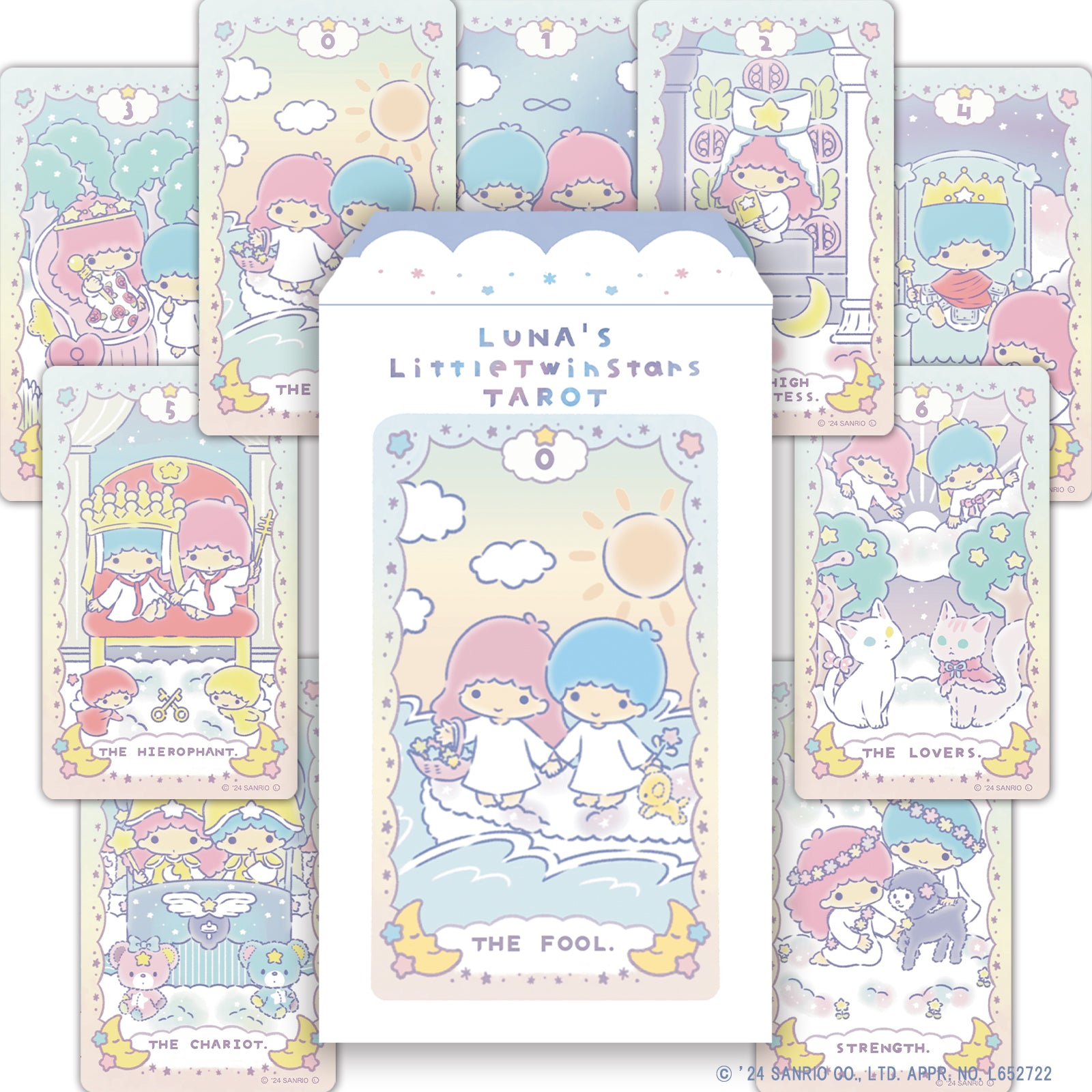 Luna’s Little Twin Stars Tarot (Kiki & Lala) 【Beginner-Friendly】