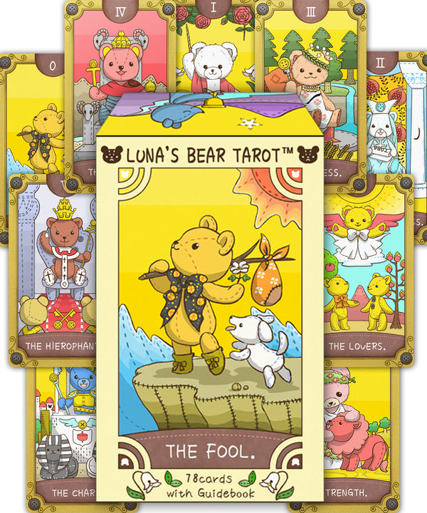 LUNA’S BEAR TAROT 【Cute teddy bear tarot card】
