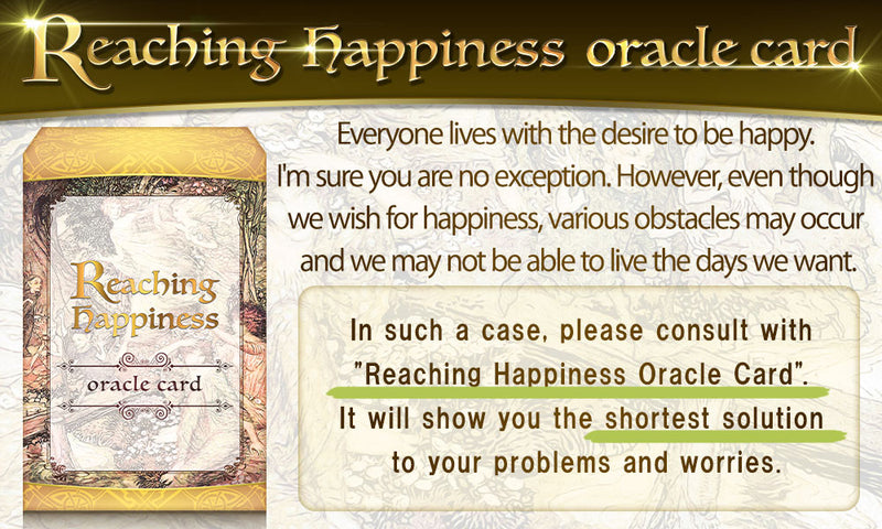 Reaching Happiness Oracle Cards 【Oracle Card Decks】(Japnese)