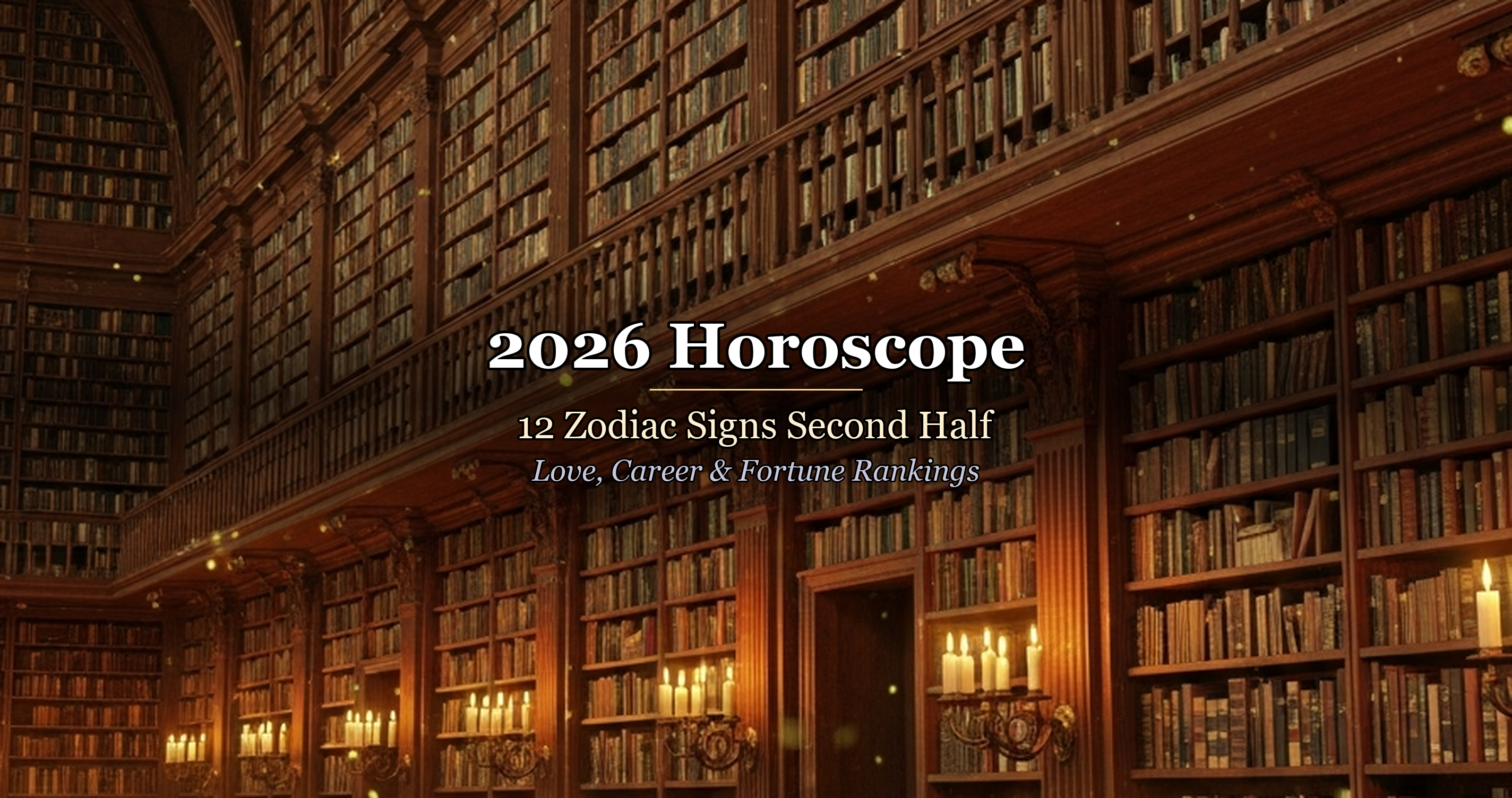 2026 Horoscope: 12 Zodiac Signs Second Half — Love, Career & Fortune Rankings