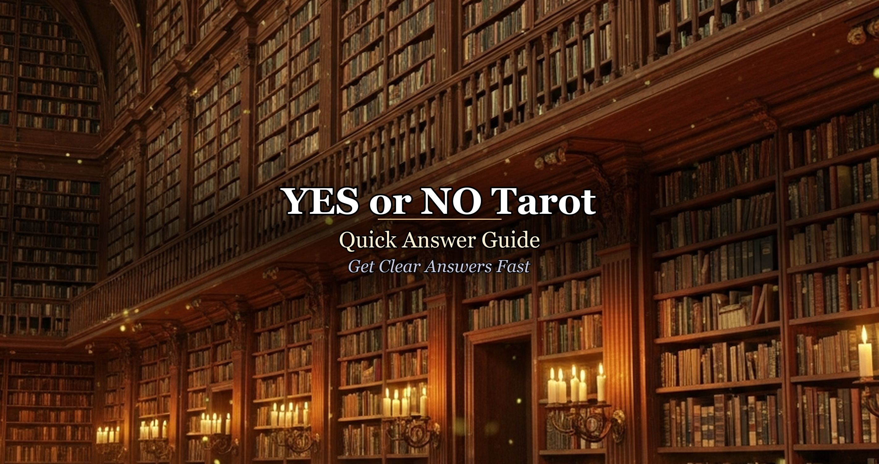 YES or NO Tarot: Quick Answer Guide — Get Clear Answers Fast