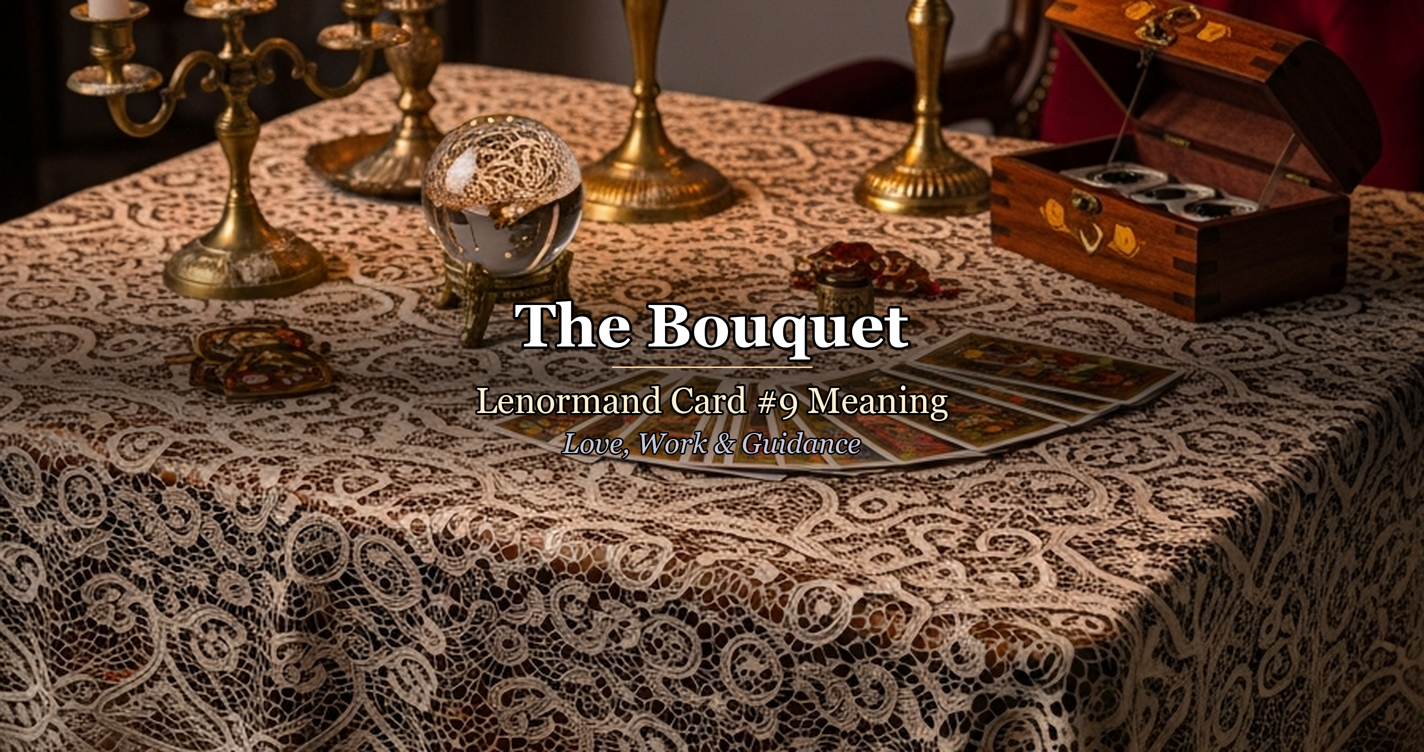 The Bouquet: Lenormand Card #9 Meaning — Love, Work & Guidance