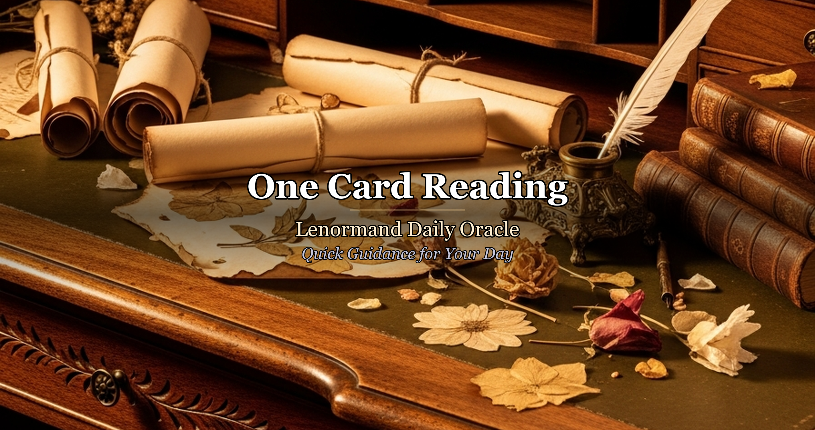 One Card Reading: Lenormand Daily Oracle — Quick Guidance for Your Day