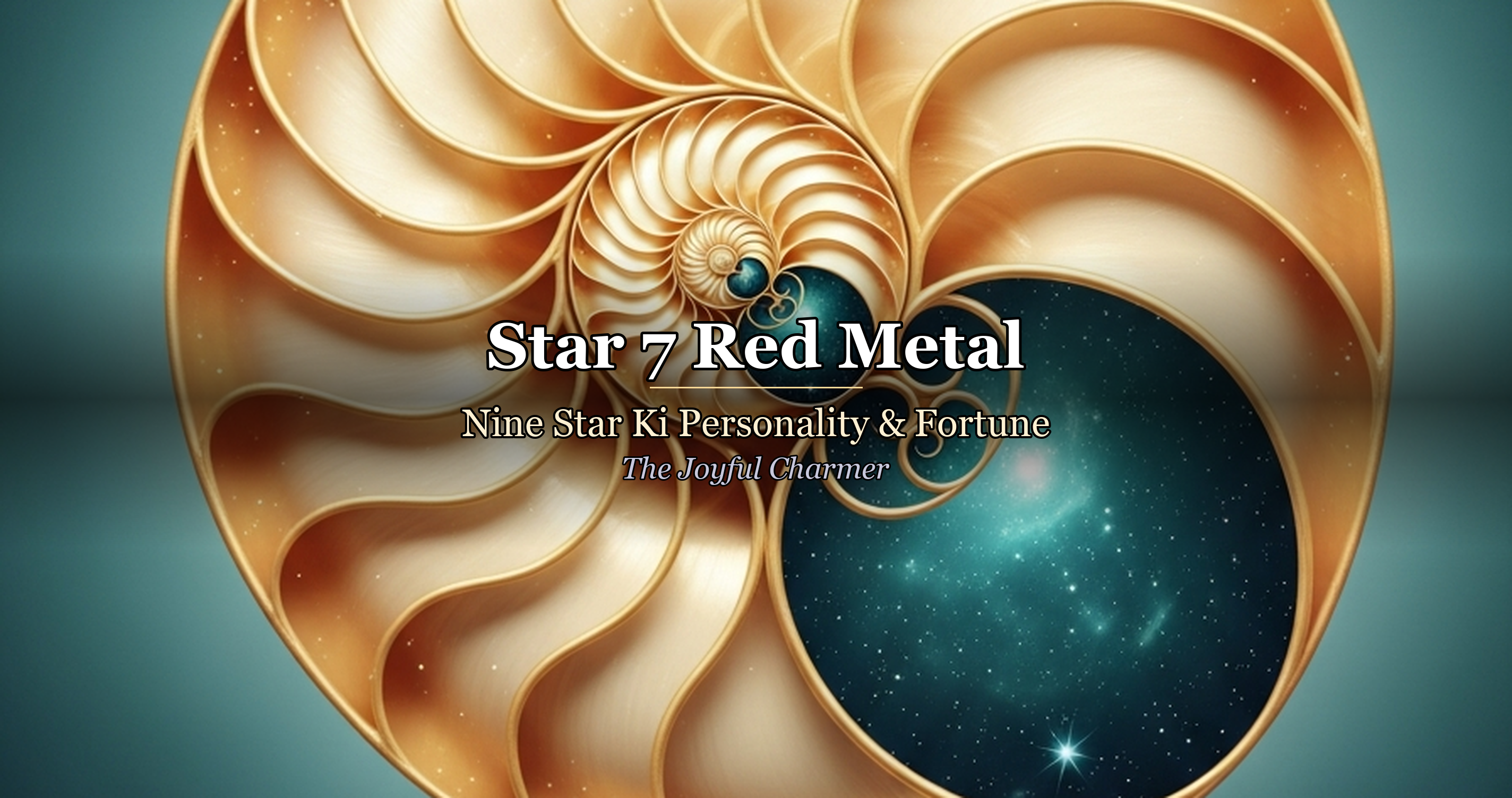 Star 7 Red Metal: Nine Star Ki Personality & Fortune — The Joyful Charmer