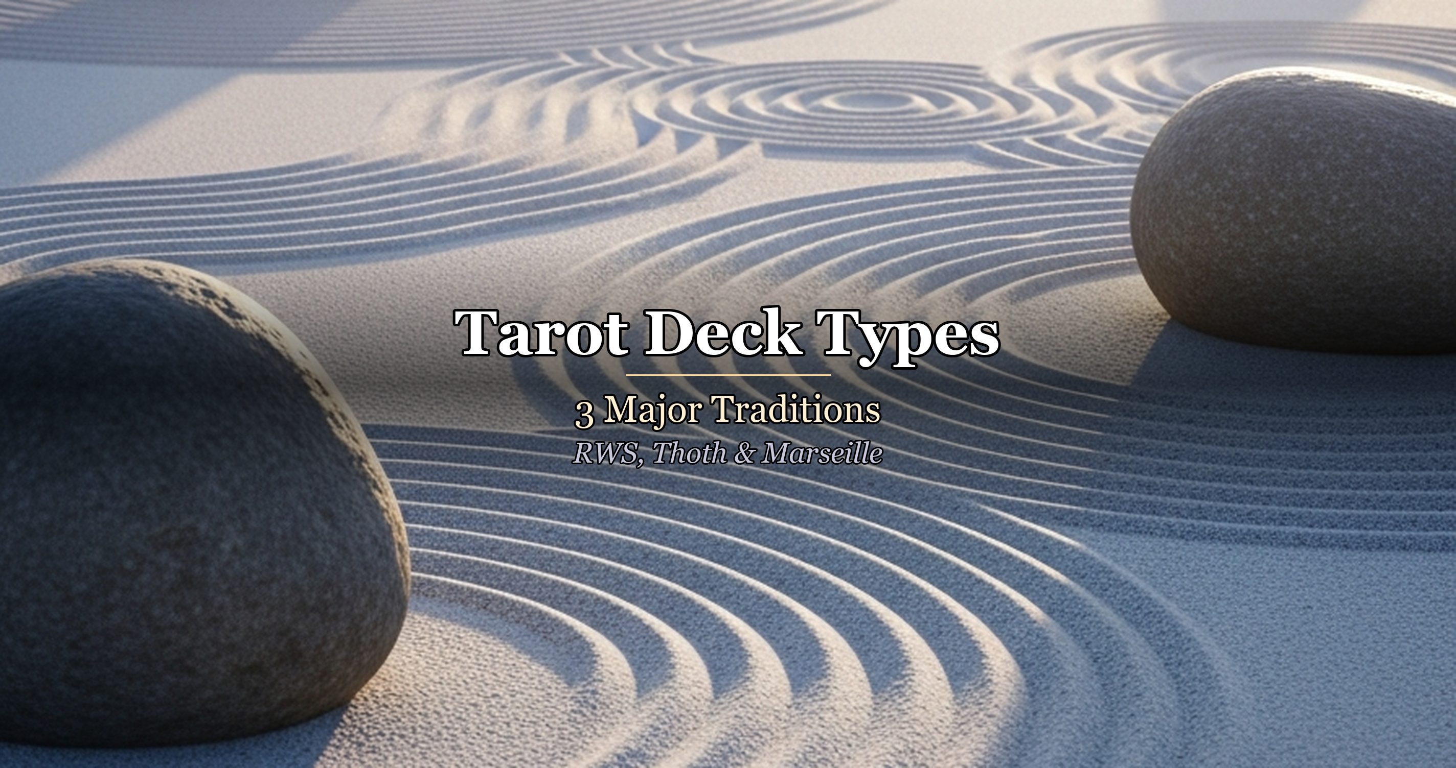 Tarot Deck Types: 3 Major Traditions — RWS, Thoth & Marseille