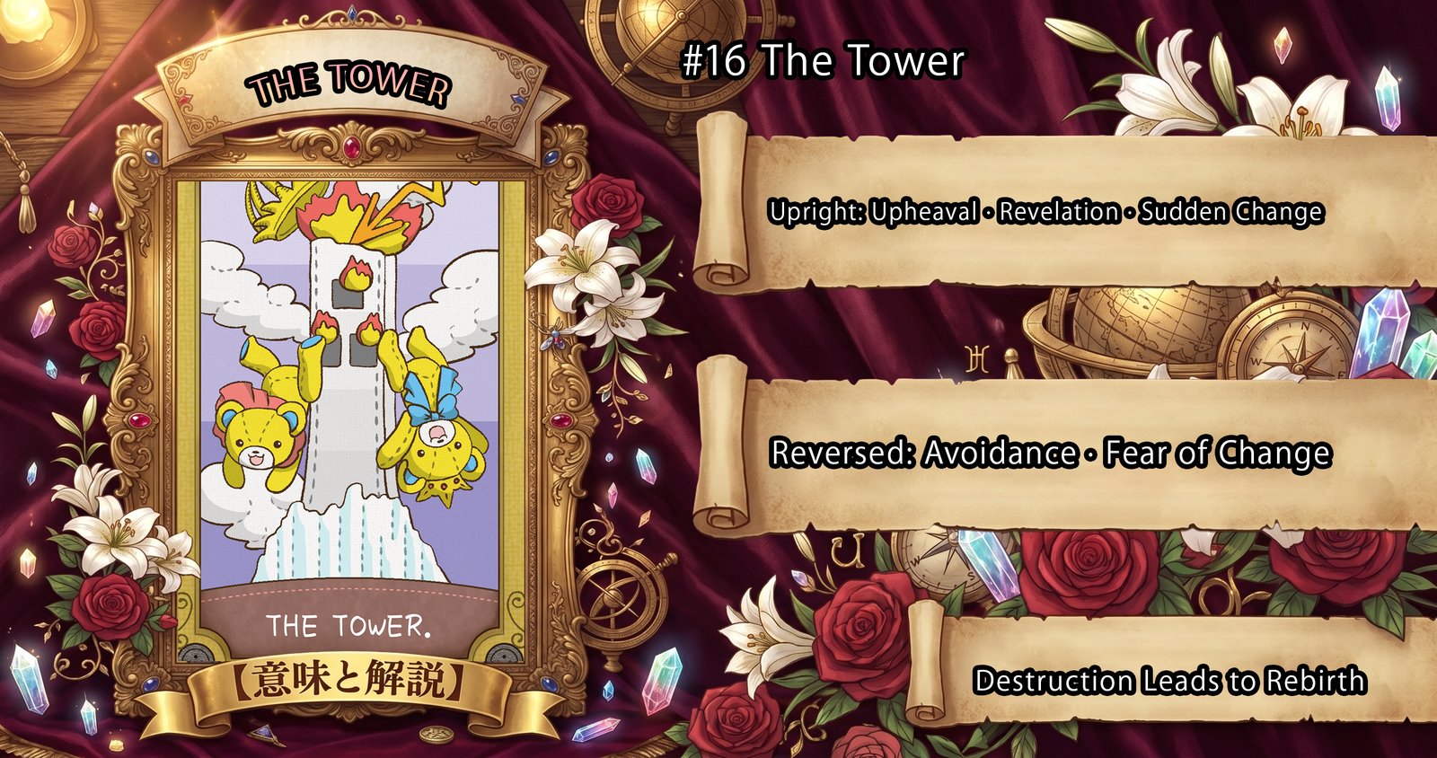 The Tower: Tarot Card Meaning — Upright, Reversed & Love