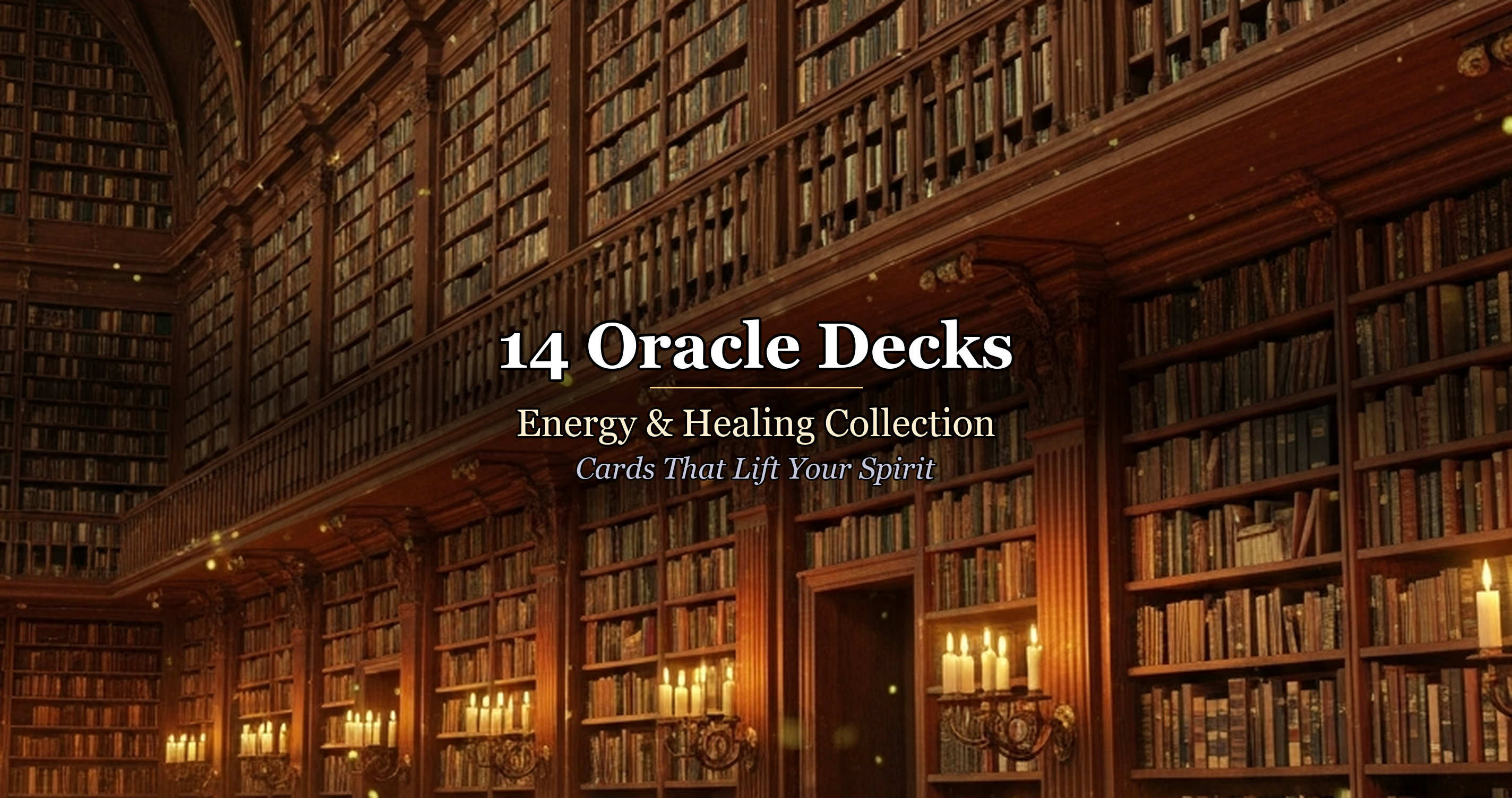 14 Oracle Decks: Energy & Healing Collection — Cards That Lift Your Spirit