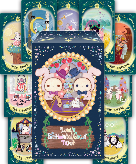 Luna's Sentimental Circus Tarot — Official San-X 78 Cards