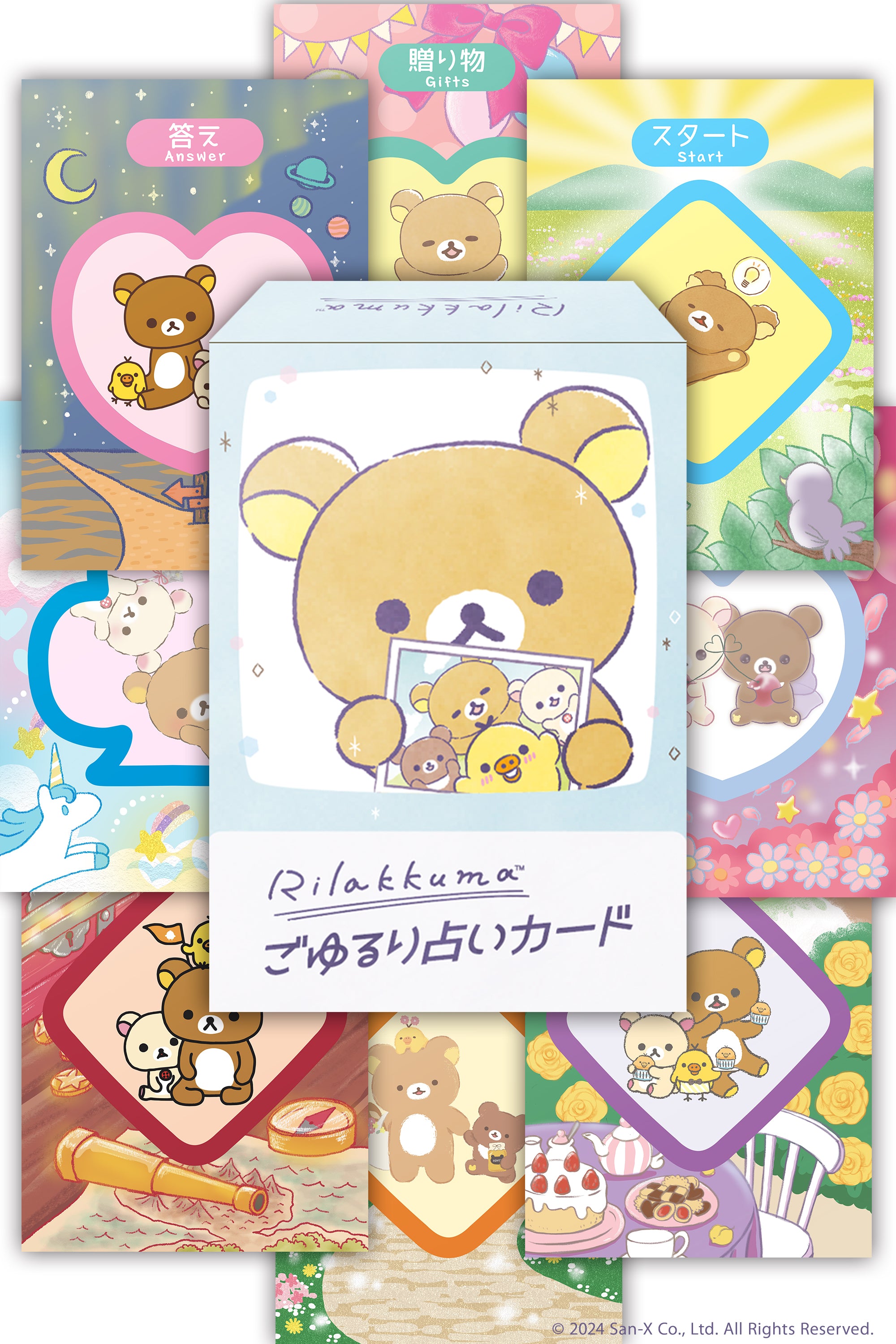 Rilakkuma Goyururi Uranai Card 【Oracle Deck】