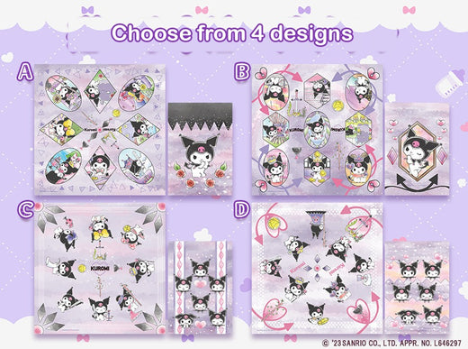 Kuromi Tarot Cloth — Official Sanrio, 60 cm with Pouch