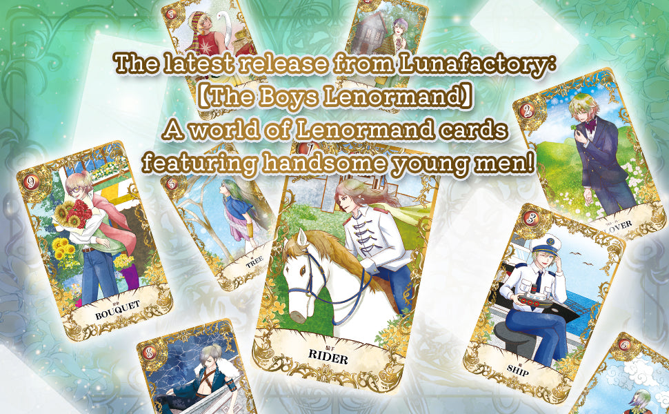 The Boys Lenormand: a world of Lenormand cards featuring handsome young men