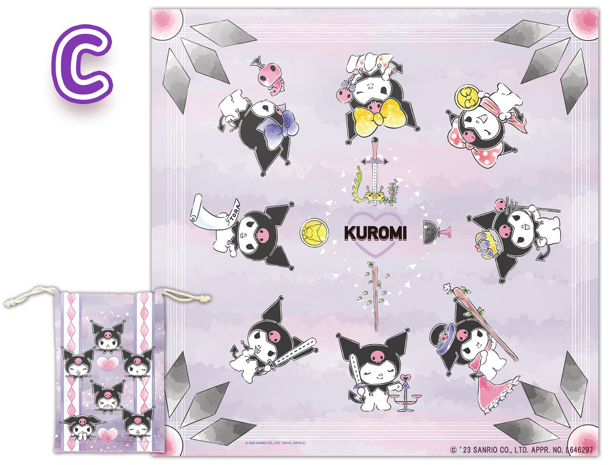 Kuromi Tarot Cloth — Official Sanrio, 60 cm with Pouch