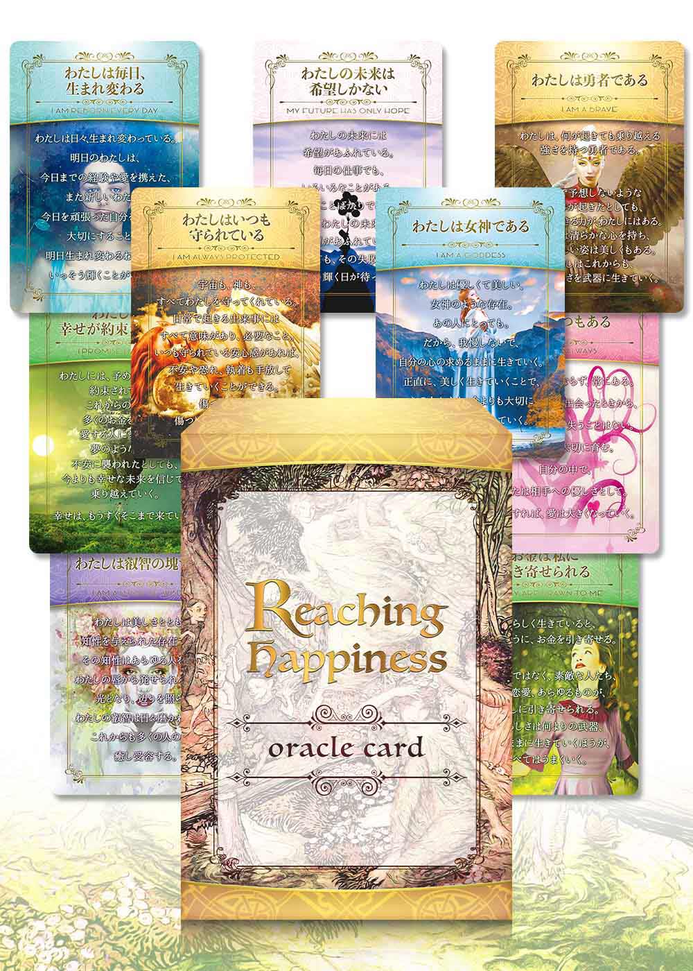 Reaching Happiness Oracle Cards 【Oracle Card Decks】(Japnese)