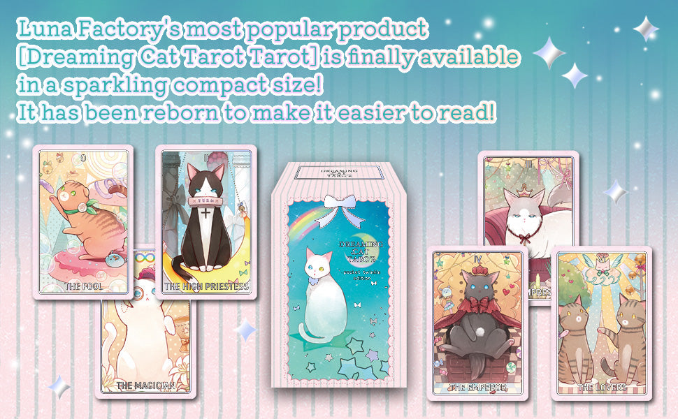 Dreaming Cat Tarot pocket twinkle edition holographic