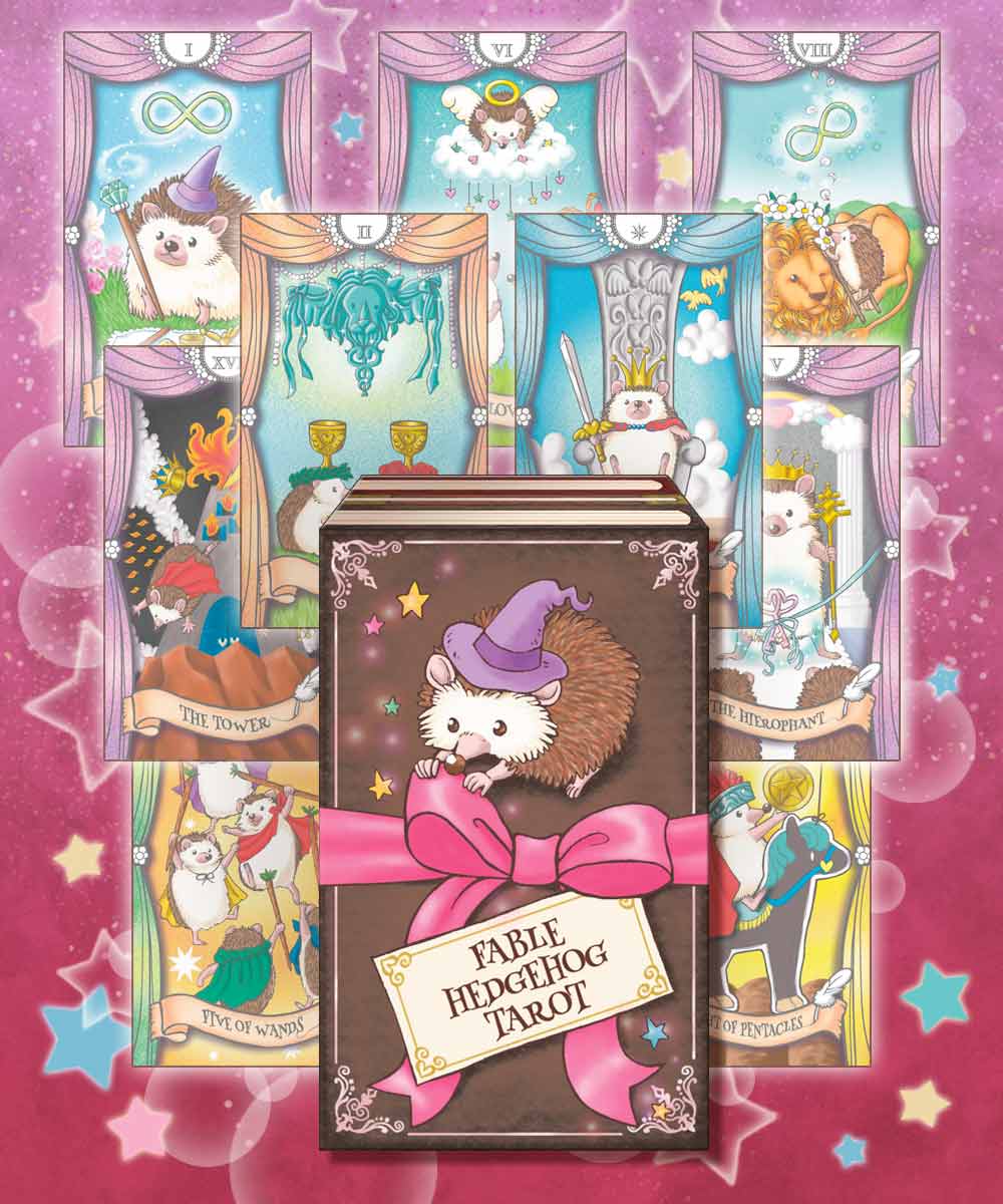 FABLE HEDGEHOG TAROT 【Lovely Tarot card, 78 pieces】