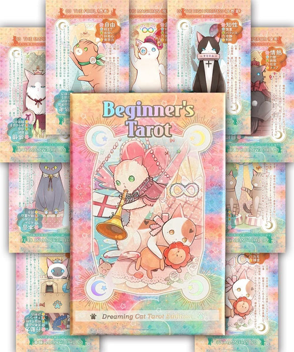 The Beginner's Tarot Dreaming Cat Edition