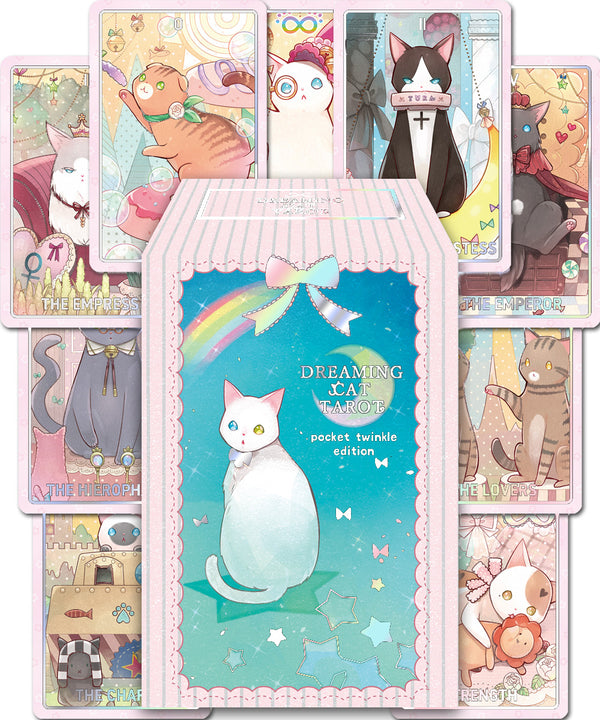 Dreaming Cat Tarot pocket twinkle edition holographic